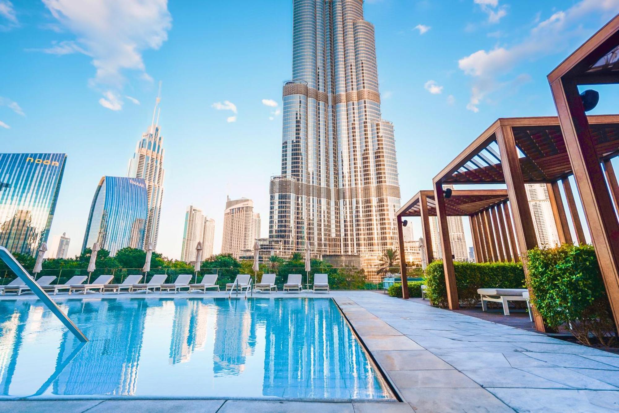 The Closest Building To Burj Khalifa With Fountain View In Address Opera Residence Dubái Exterior foto