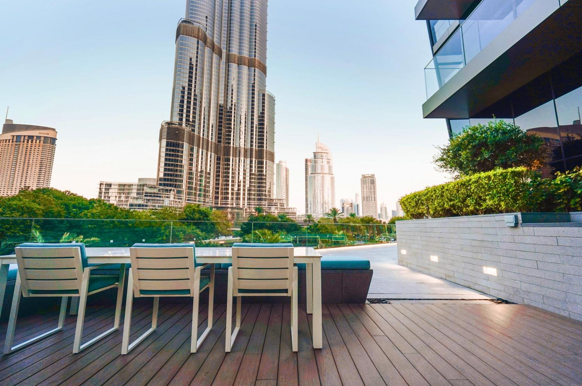 The Closest Building To Burj Khalifa With Fountain View In Address Opera Residence Dubái Exterior foto